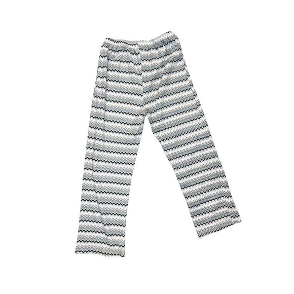 Hotel Spa Women's Pajama Set Chevron Print Cozy Retro‎ Inspired Lounge wear - Picture 3 of 5